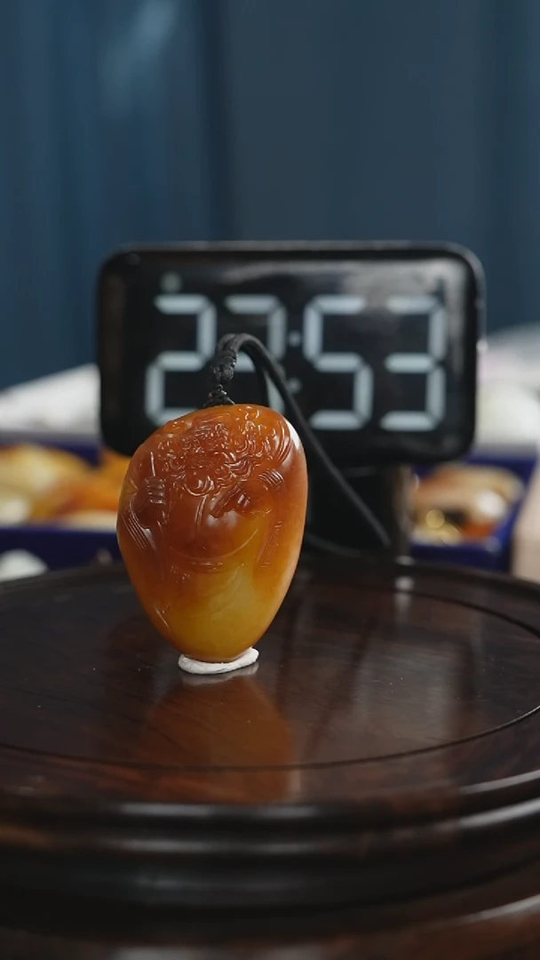 颈饰未镶嵌和田玉山***3和田玉钟馗