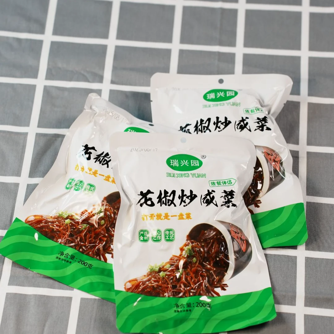 瑞兴园花椒炒咸菜佐餐伴侣净含量200g下饭菜方便食品