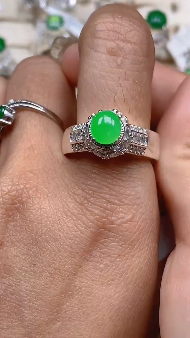 未镶嵌定制翡翠未镶嵌天然翡翠蛋面7