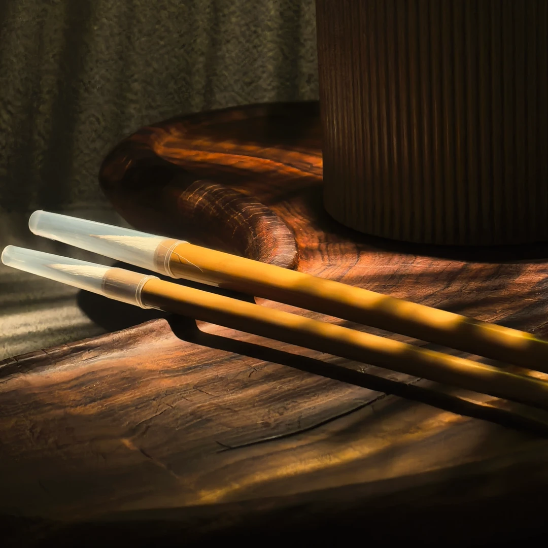 凤鸣+白驹·千字文专业级毛笔·兼毫大+小毛笔