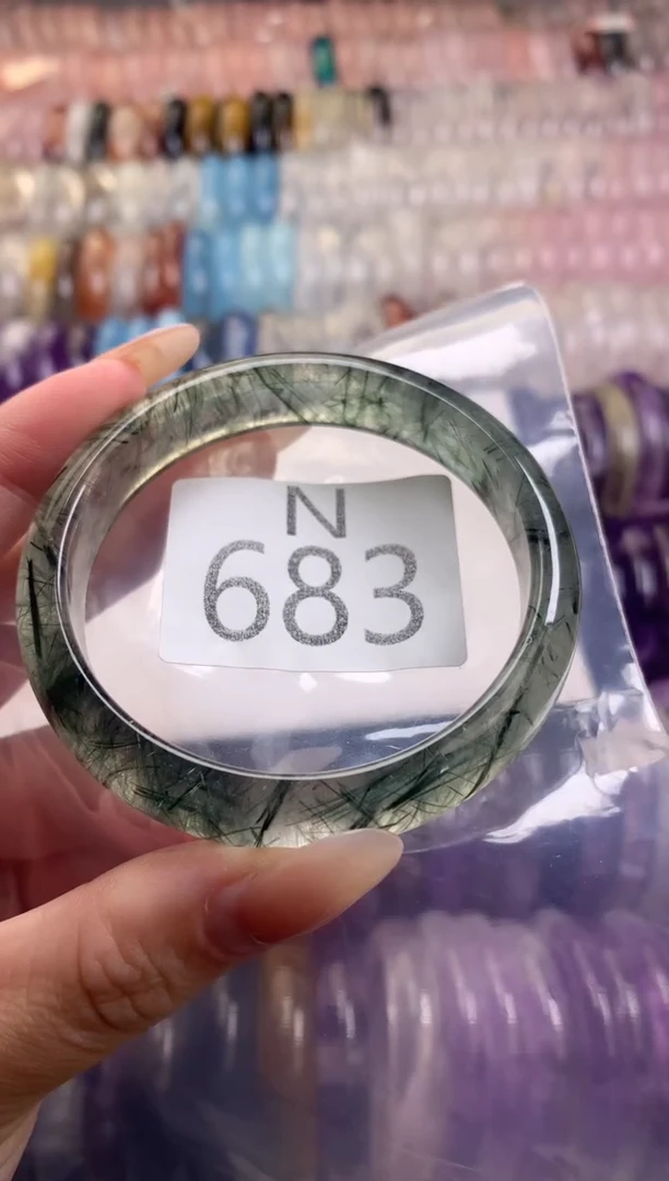 水晶珠宝半成品未镶嵌十*水晶手镯683-56
