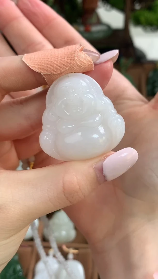 【闪购商品】和田玉颈饰未镶嵌吊坠35mm