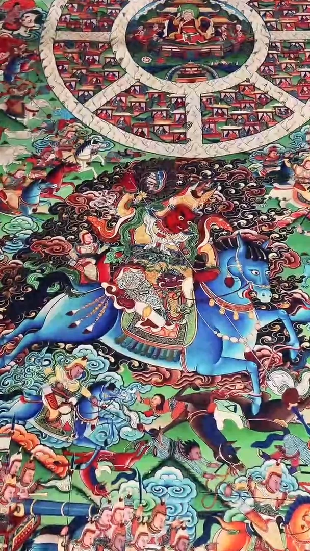 卷轴画手绘唐卡026