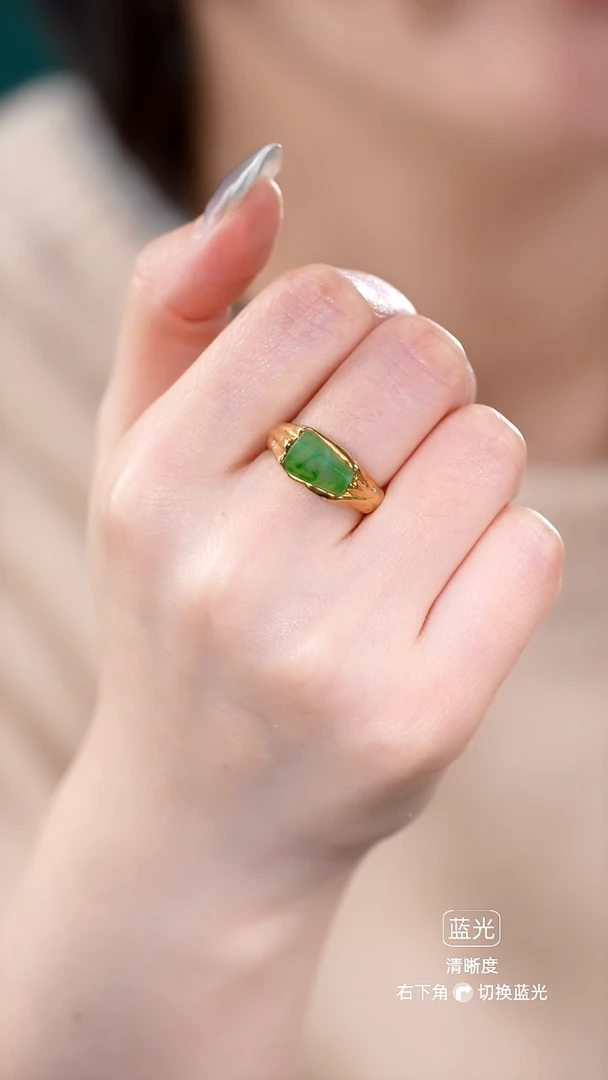 颈饰未镶嵌翡翠戒指37