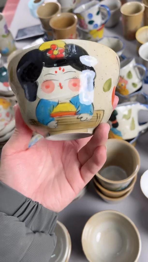 【闪购商品】瓷片景德镇手绘高温釉下彩