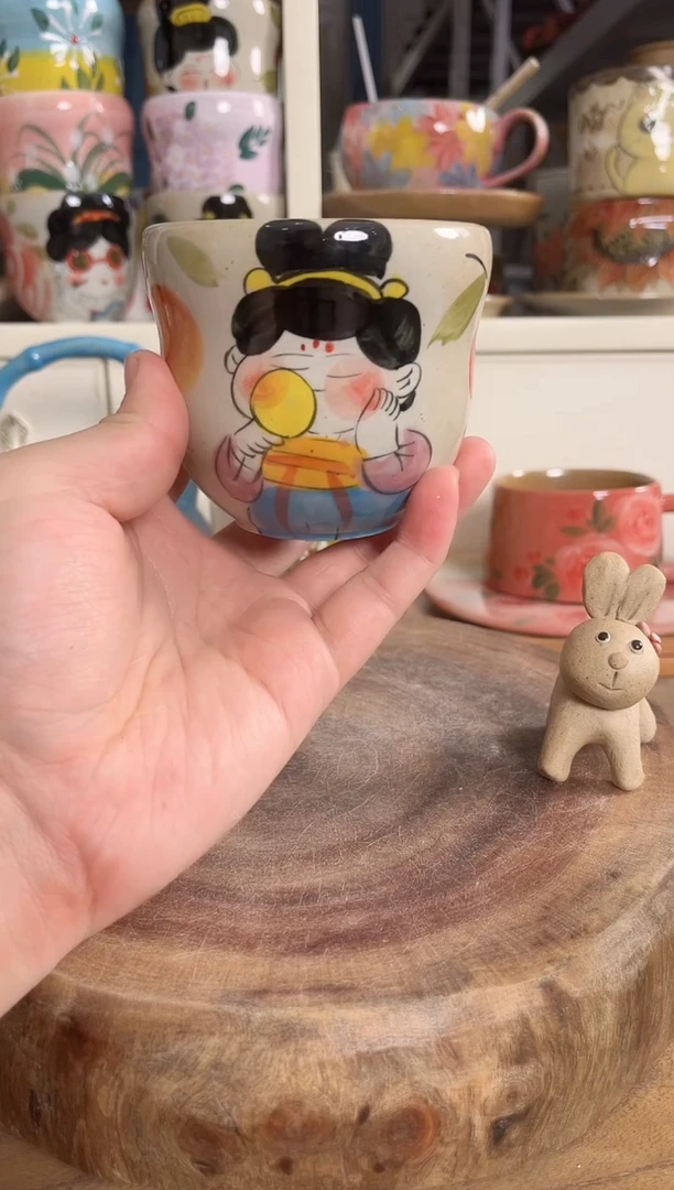 手工手绘景德镇高温瓷