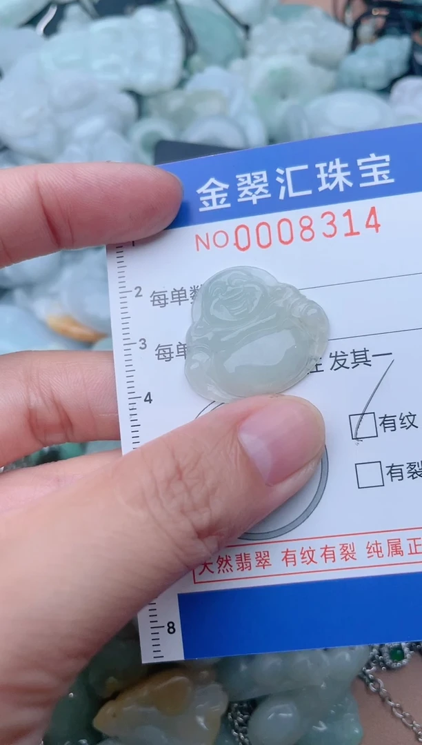颈饰未镶嵌翡翠8314