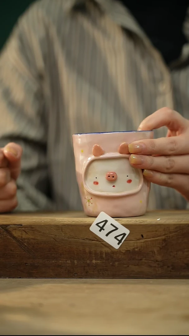 【闪购商品】瓷片手绘·杯/设计师 xudu 款