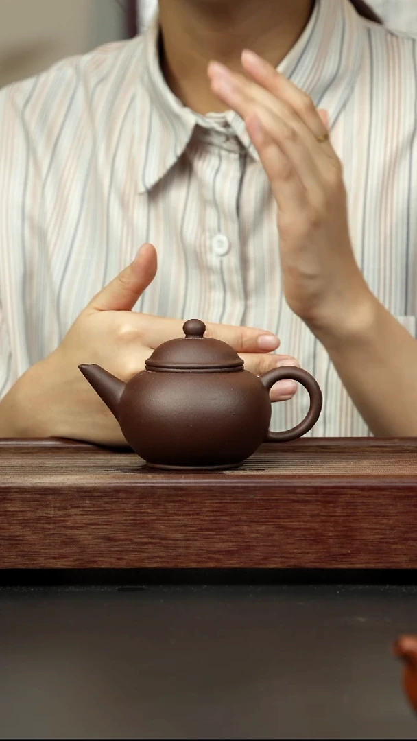 紫砂茶壶老紫泥水平