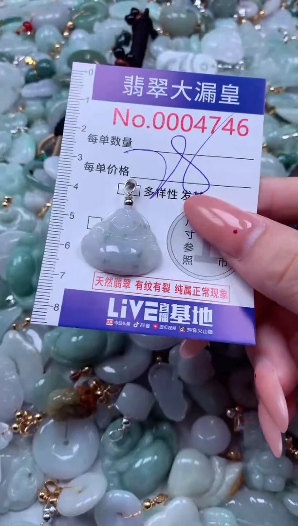 吊坠(不含链)未镶嵌翡翠4746