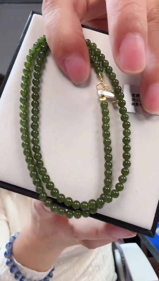 项链未镶嵌和田玉优2282 约3mm