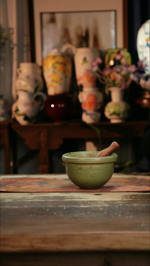 【闪购商品】瓷片景德镇纯手工釉下彩精品花瓶