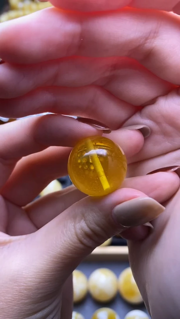 【闪购商品】琥珀裸石未镶嵌大小姐珠宝严选34