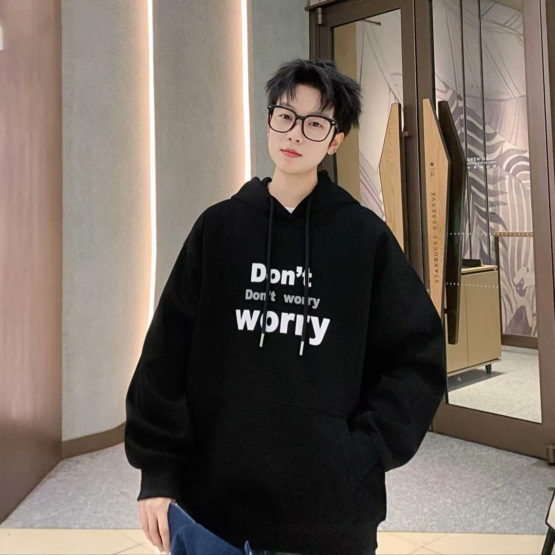 【春季上新】青少年连帽卫衣 T恤 潮流 时尚宽松百搭学生X78007