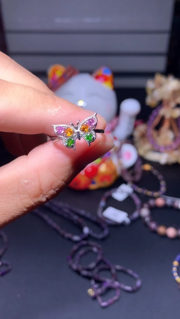 水晶珠宝半成品未镶嵌戒指