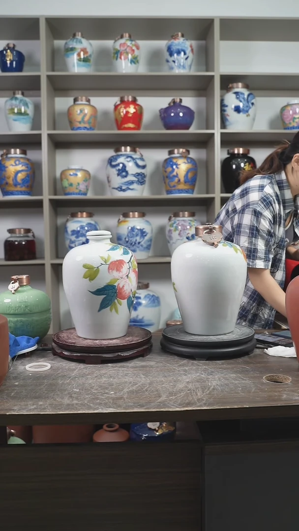 10斤柿子，桃子手绘