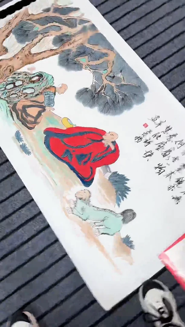 精品国画人物作品