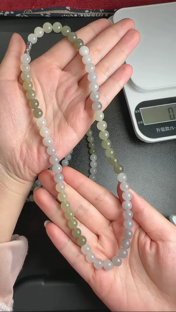 【闪购商品】和田玉颈饰未镶嵌WY0112130卡7+mm多样性发一