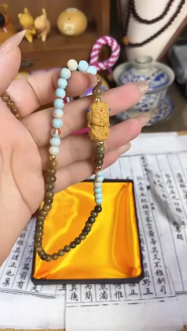 非洲檀香手串/手链菩提木质玉石手串/多发性其一/不带盒子