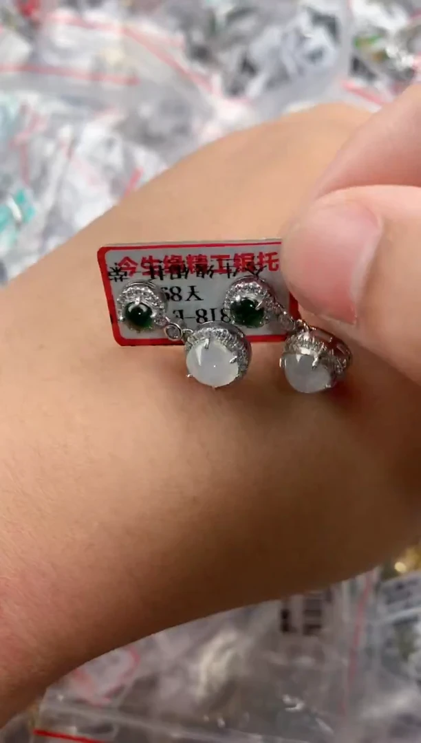 银S925镶嵌戒指翡翠333    4