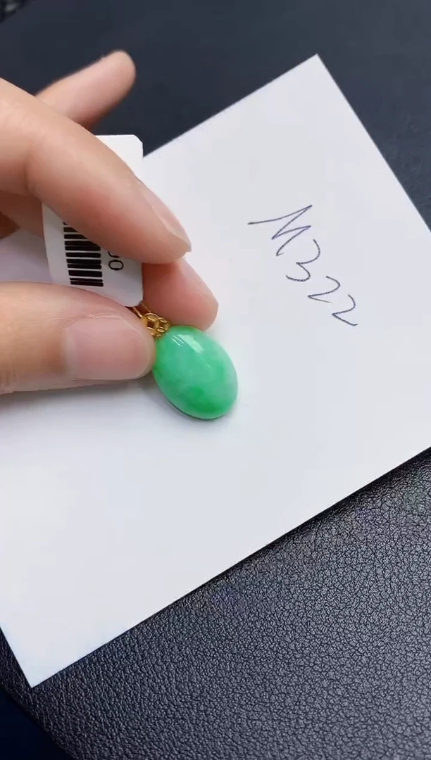【闪购商品】翡翠颈饰18K金镶嵌000000000