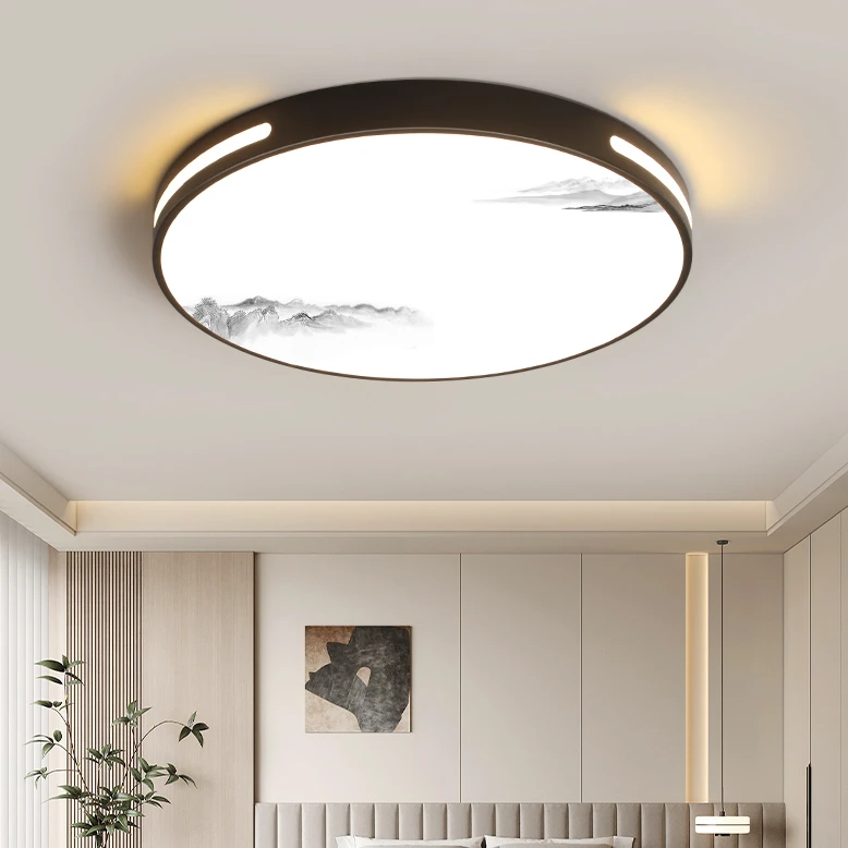 LED吸顶客厅灯主卧室灯2024年新款现代简约圆形阳台房间过道灯具