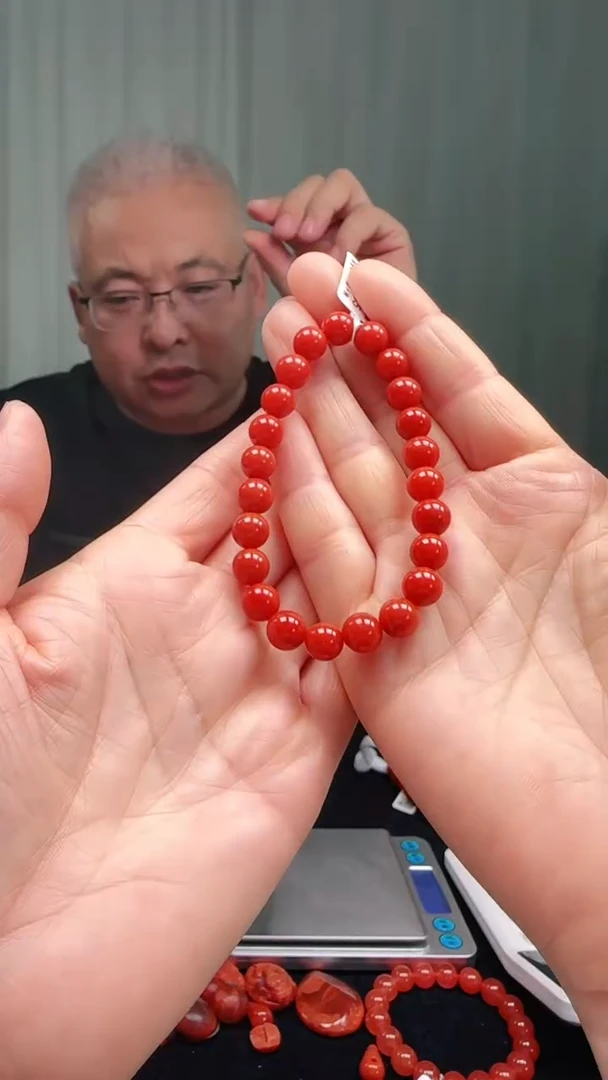 未镶嵌多样性发一件南红玛瑙【云端】8mm保山圆珠单圈