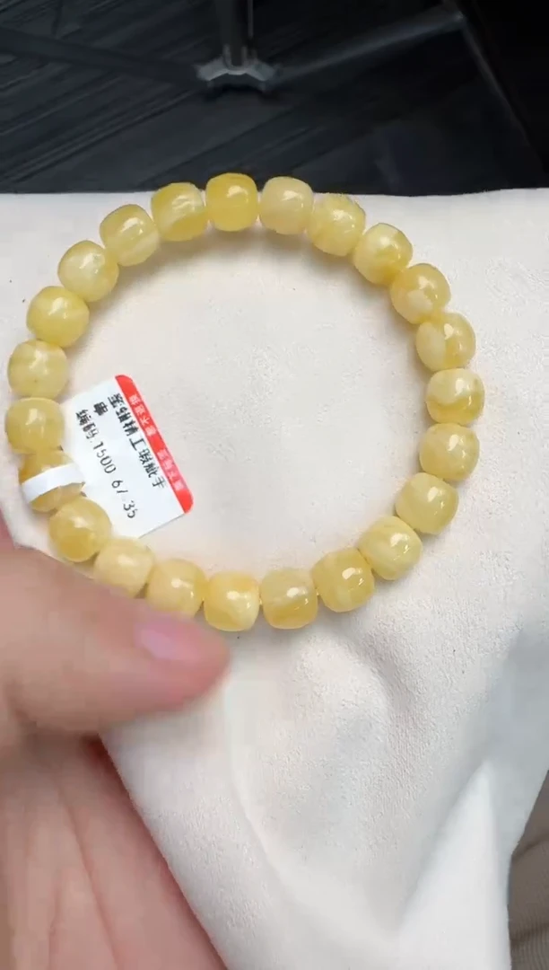 未镶嵌琥珀手串蜜蜡手串瑕疵