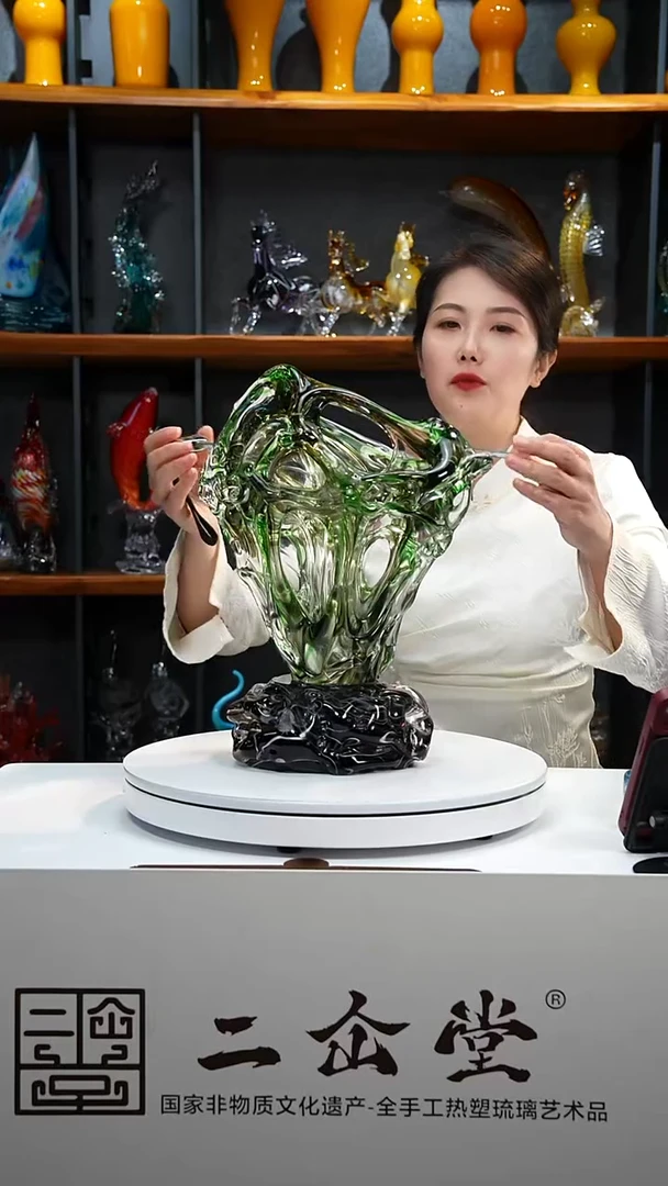 手工艺品琉璃太湖石