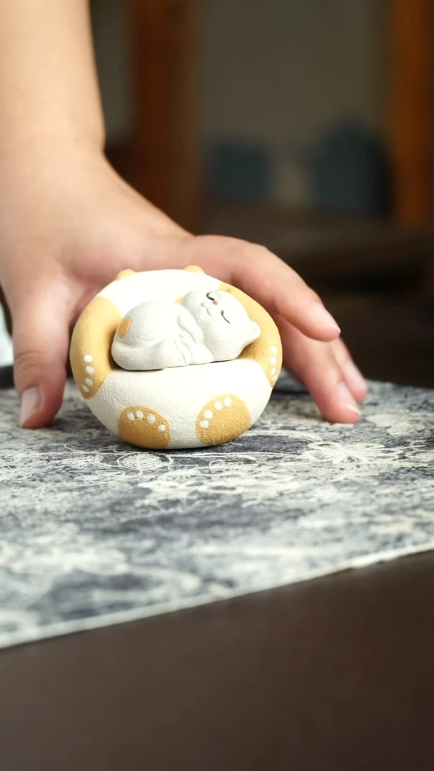 茶杯紫砂47号宜兴紫砂原矿作品