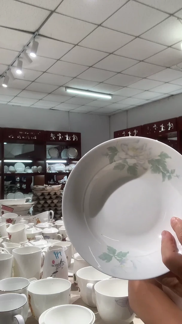 7.5汤盘2个隆达骨质瓷