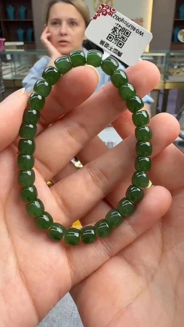 未镶嵌手链和田玉328秒拍号 假一罚三
