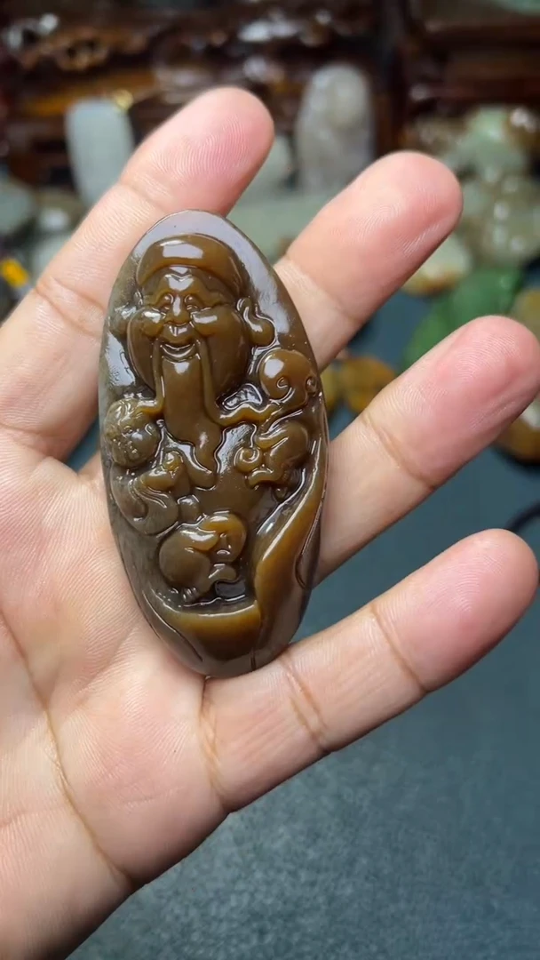 未镶嵌和田玉把件-