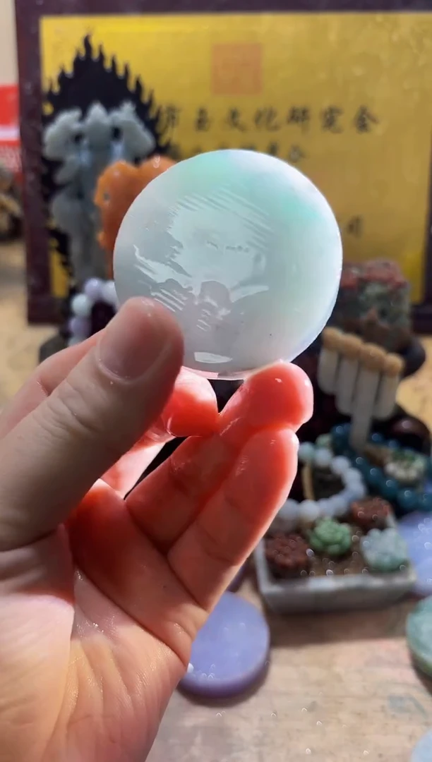 未镶嵌挂件翡翠A货常璀8193