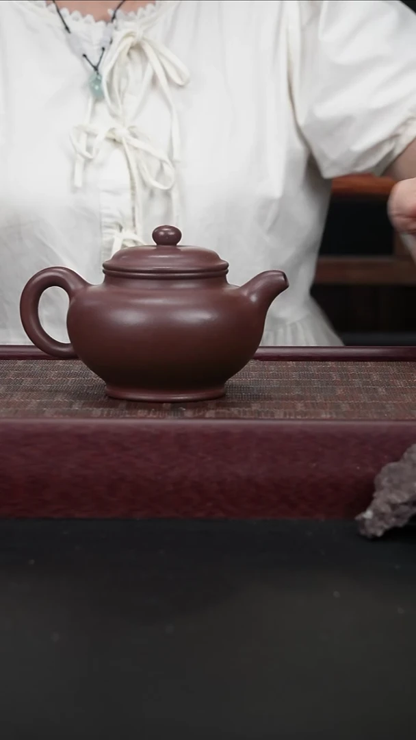 茶壶紫砂jf老紫泥 掇只300CC