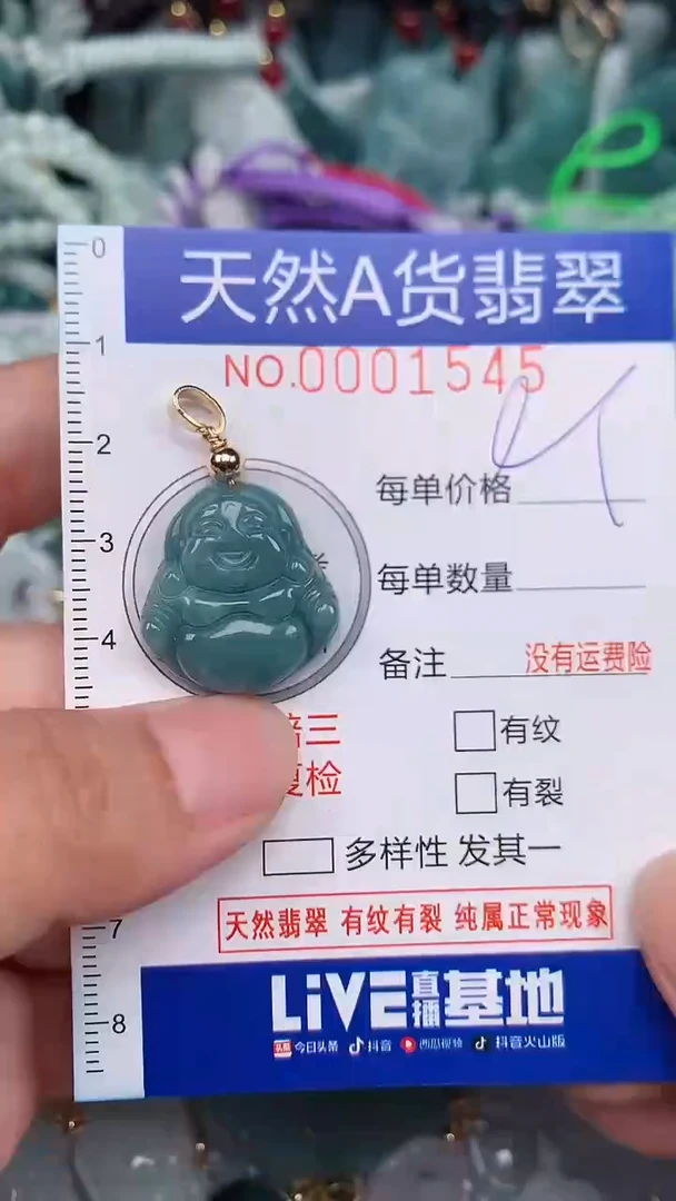 翡翠未镶嵌颈饰...0001545