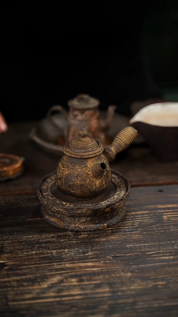 全手工制作 南蛮侧把壶