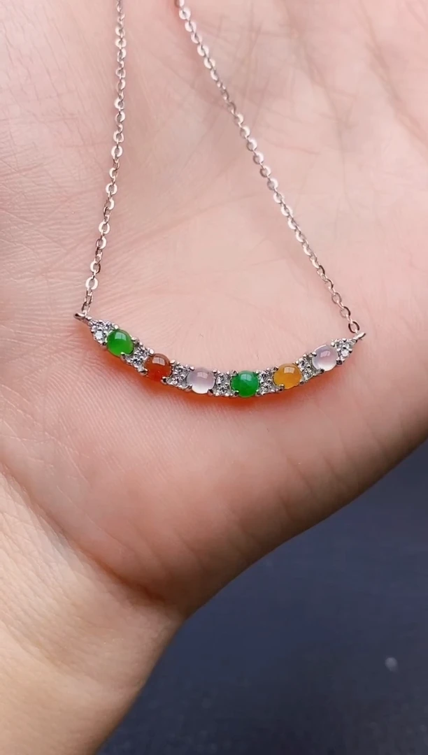 银S925镶嵌戒指翡翠2682