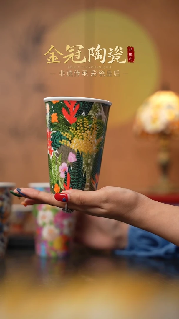 陶瓷丛林绮梦【可乐杯】 绿