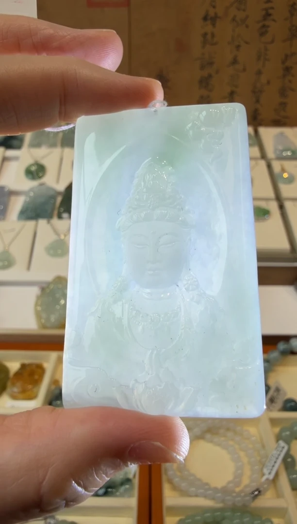 翡翠挂件未镶嵌A货翡翠多样性孤品