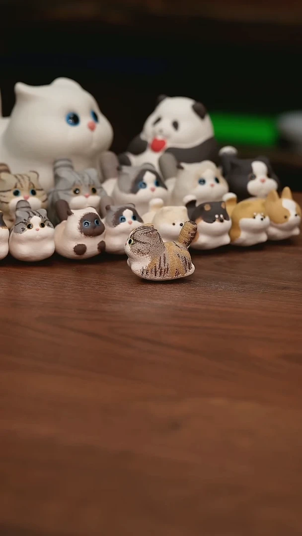 紫砂茶宠迷你彩哩