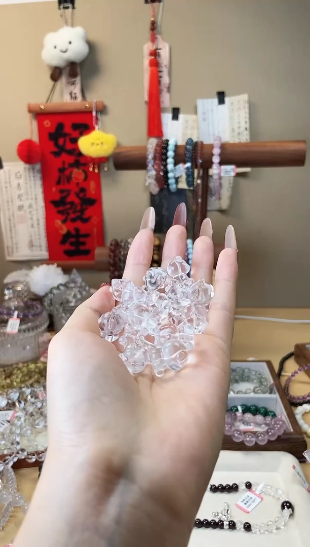 【闪购商品】水晶手链未镶嵌c06白水晶小熊