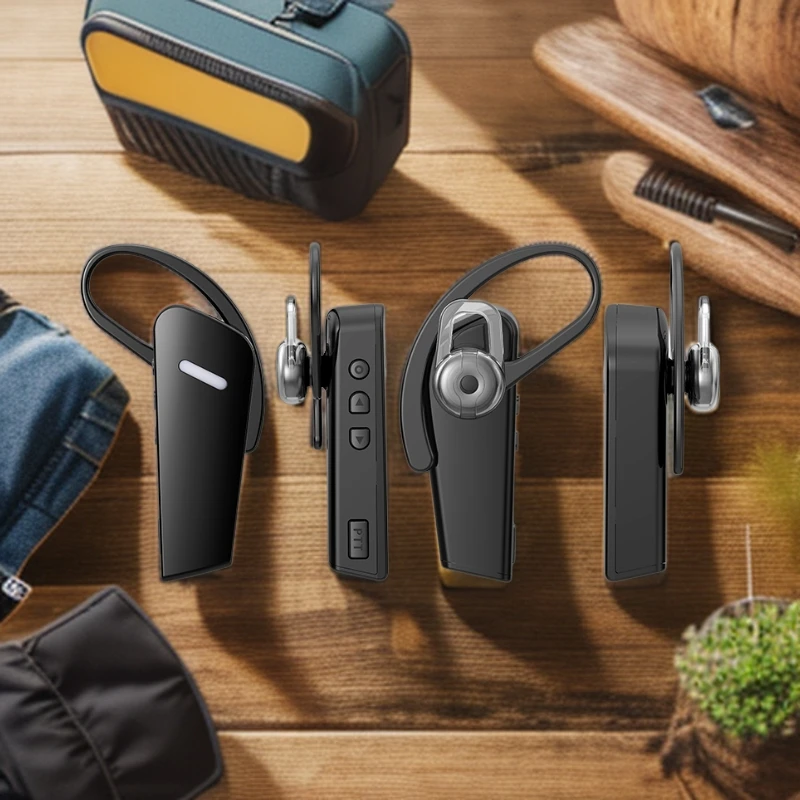 迷你耳挂式对讲小机小型餐厅酒店美容院耳机耳麦一体无线蓝牙对讲