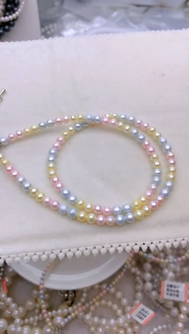 未镶嵌1淡水珍珠项链