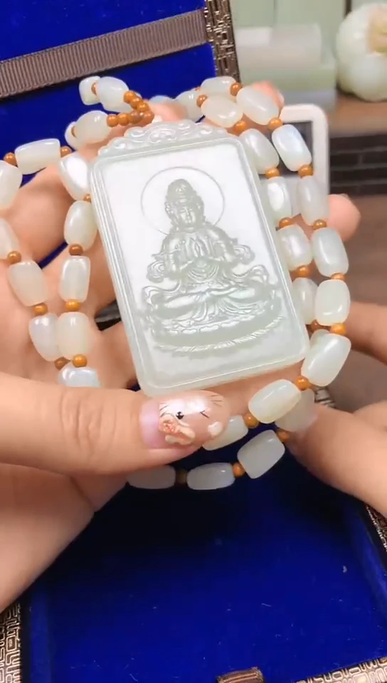 颈饰未镶嵌和田玉老*老许