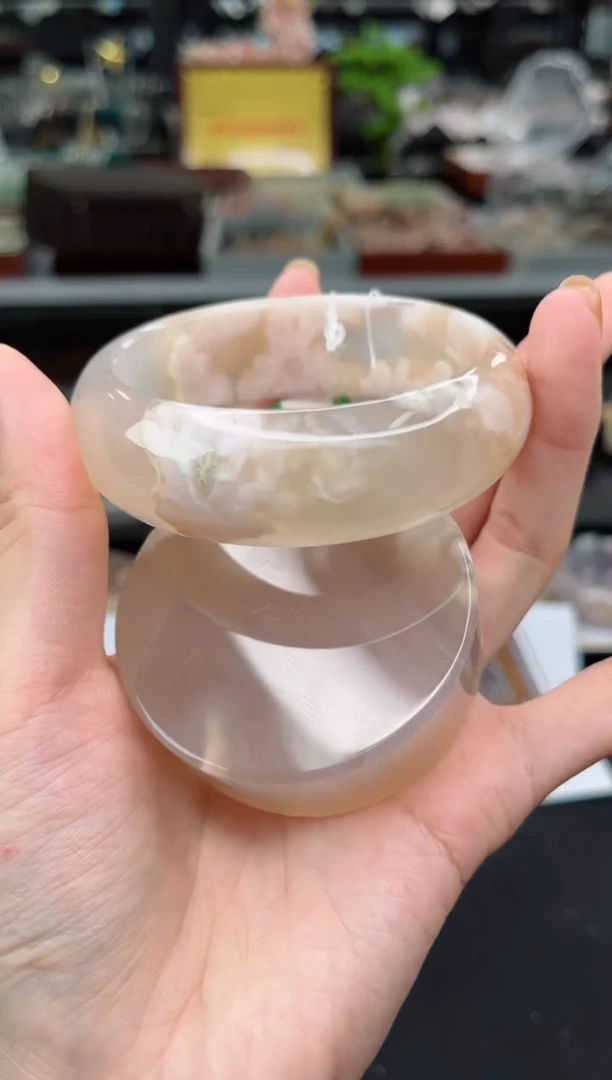 【闪购商品】石英质玉手镯未镶嵌60圈口（赠品镯心）3650428