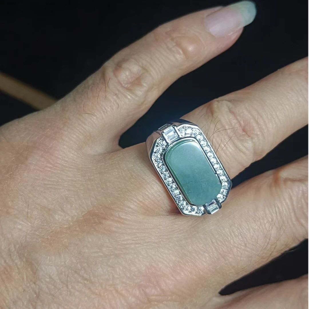 翡翠戒指假一赔三无美颜无滤镜