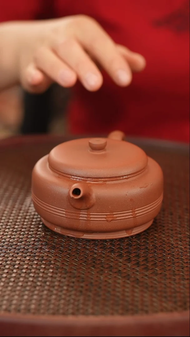 茶壶紫砂原矿手工制作瑕疵 壶嘴磕碰 紫泥 210cc