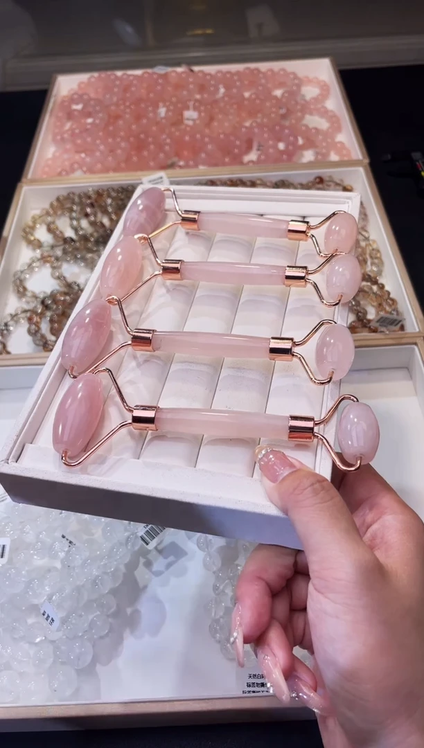 【闪购商品】水晶/未镶嵌粉晶推脸小能手