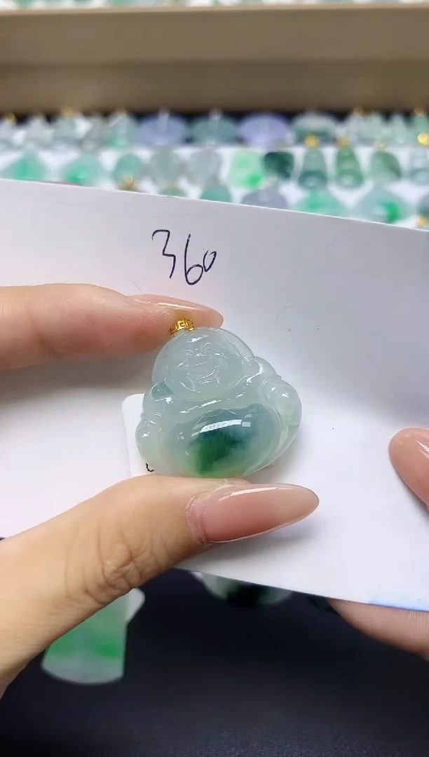 颈饰未镶嵌翡翠天然缅甸A货翡翠百元以上9元证书费自理